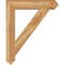 Ekena Millwork Traditional Arts & Crafts Rough Sawn Bracket, Western Red Cedar, 6"W x 36"D x 44"H BKT06X36X44TRA03RWR - alternate 3